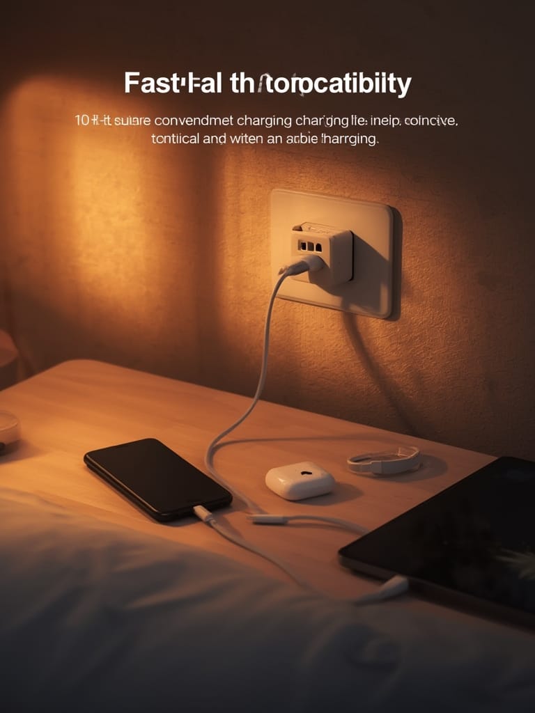 lightning cable in action