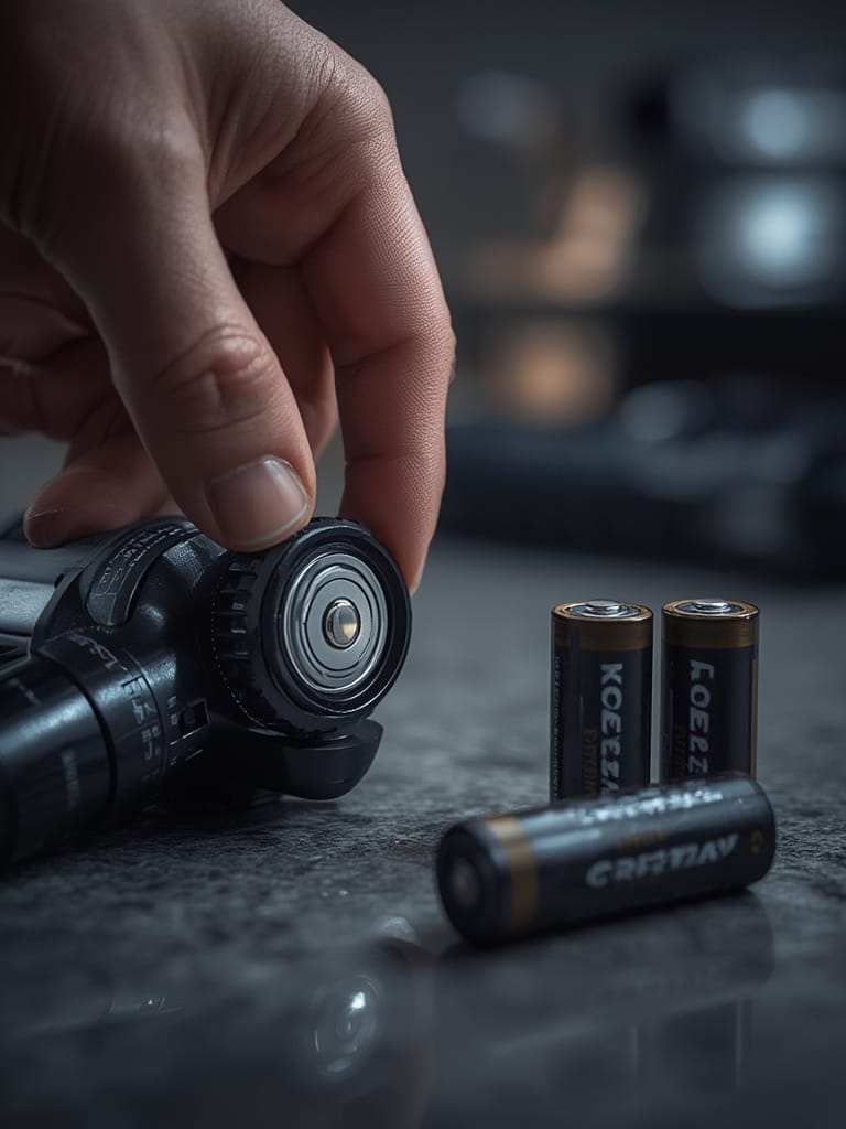CR123A batteries in action