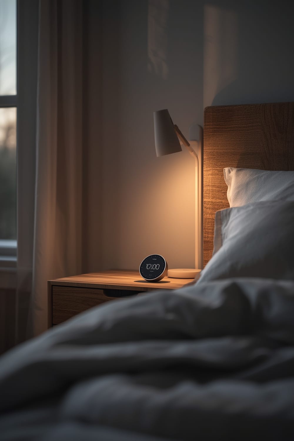 smart clock product view
