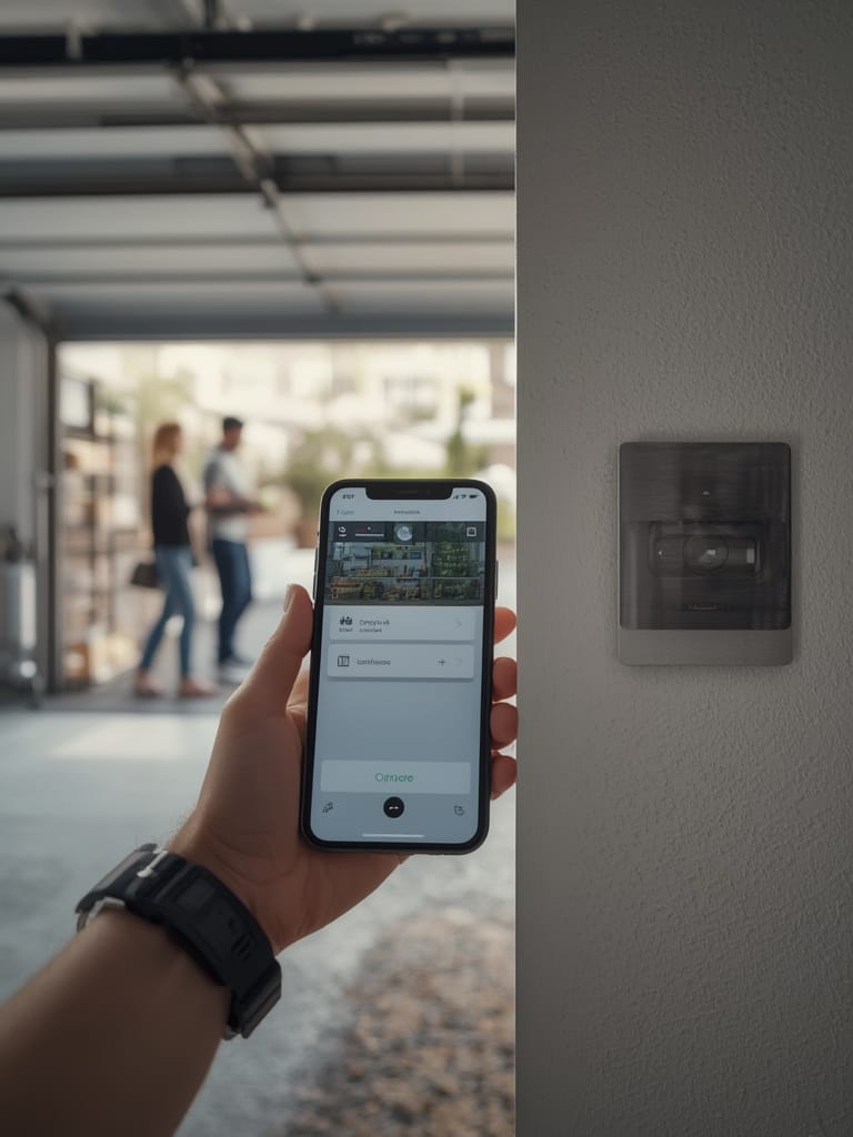 garage control in action