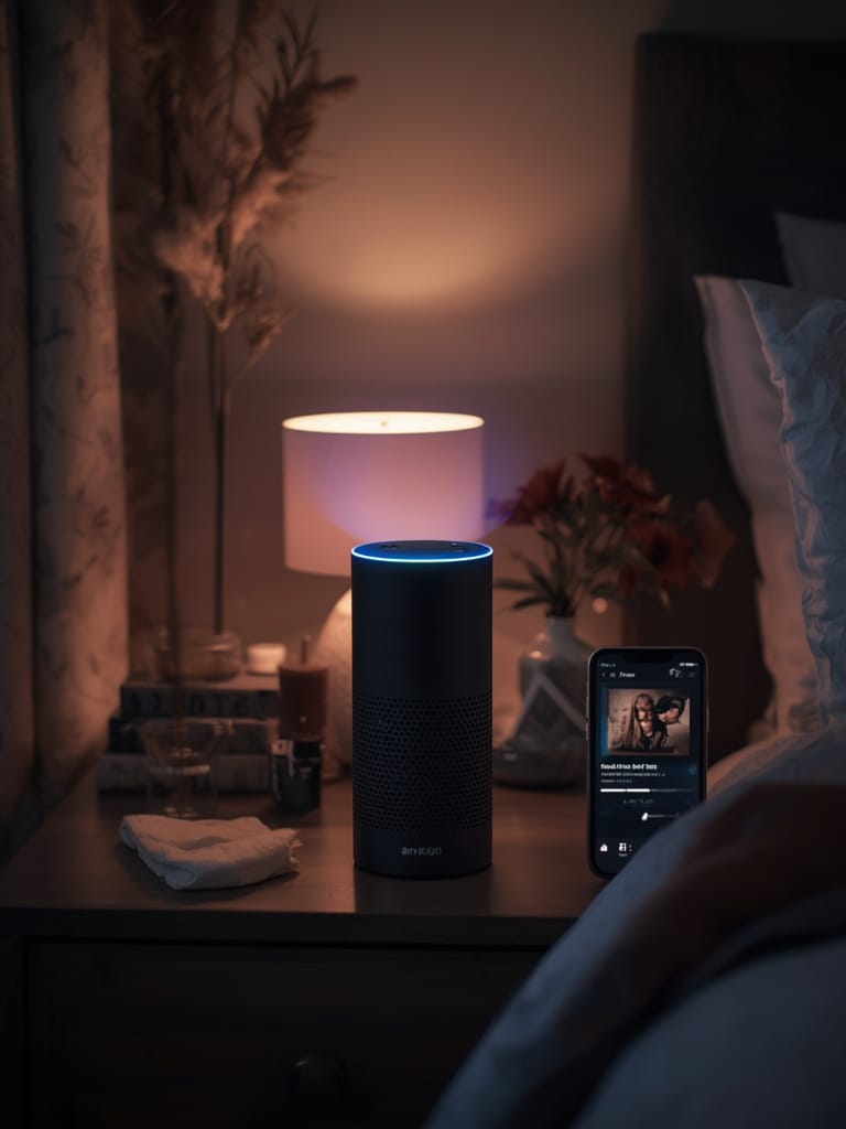 echo speaker in action