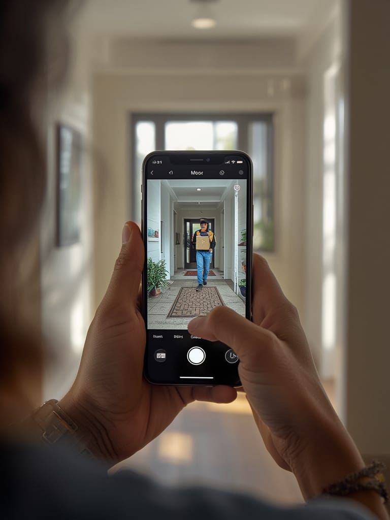ring doorbell in action