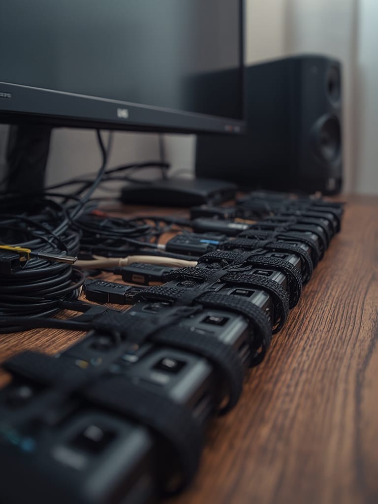 cable ties in action